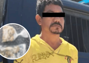 sospechoso de robo, robo en Monterrey, droga asegurada, policías, detención de sospechoso