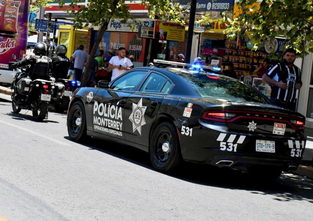 sospechoso de robo, robo en Monterrey, droga asegurada, policías, detención de sospechoso