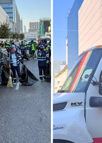 Interviene Sevicios Públicos de Monterrey Centro de la Ciudad posterior al Desfile Revolucionario - VOZ Y OPINION - VOZ Y OPINION Interviene-Sevicios-Publicos-de-Monterrey-Centro-de-la-Ciudad-posterior-al-Desfile-Revolucionario