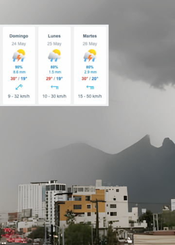 alerta-por-tormenta-electrica-en-nl - VOZ Y OPINION tormenta eléctrica este jueves en el área metropolitana de Monterrey