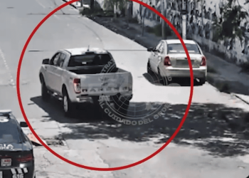 cámaras del C4 detectaron camioneta Ford Ranger robada
