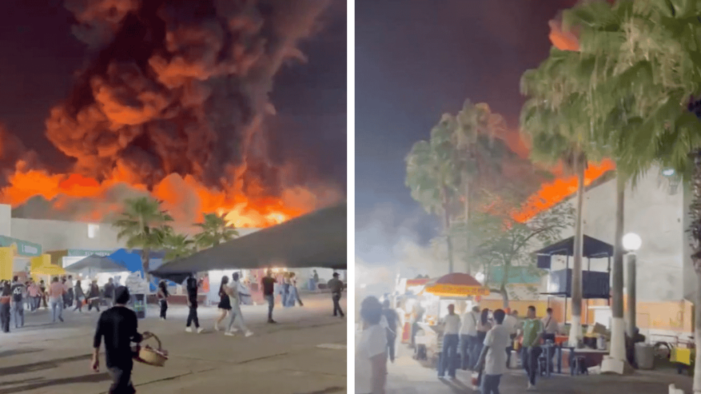 Gobernador Javier May responde a los damnificados del Incendio en la Feria de Tabasco