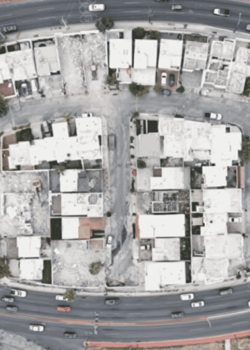 demolición en la Rotonda de las Casas