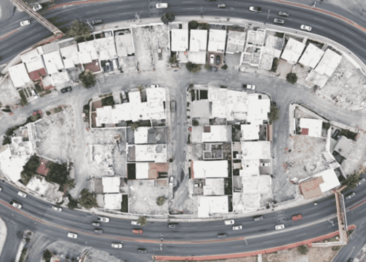 demolición en la Rotonda de las Casas