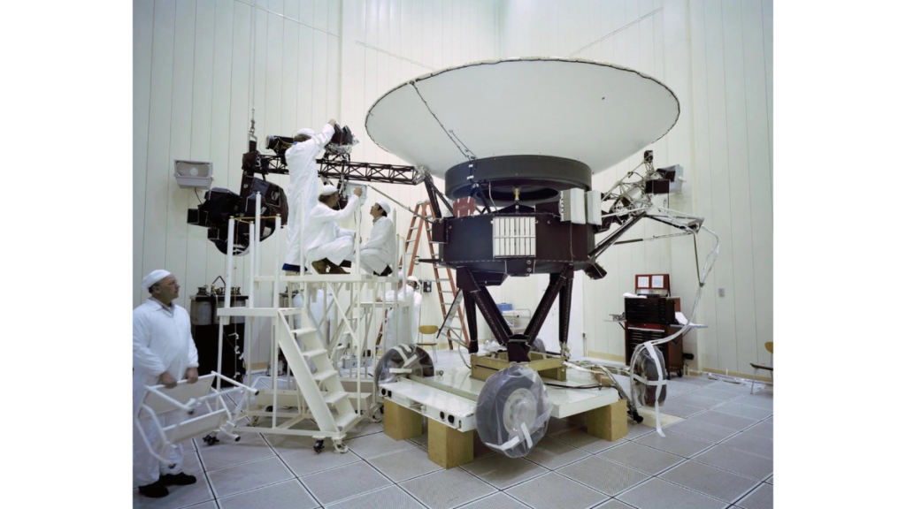 la sonda Voyager 2 de la NASA 1977